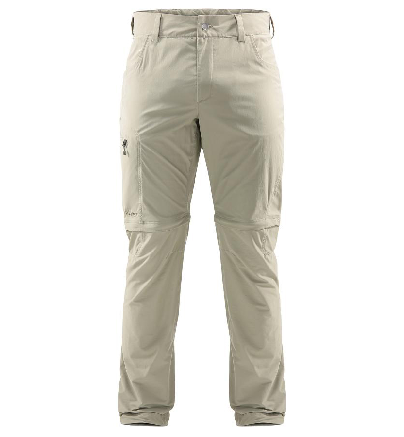 Haglöfs Lite Zip Off Hiking Pants Brown For Mens FWSKG4126 Australia